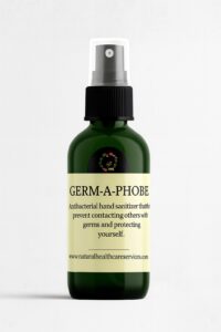 Germ-A-Phobe Naturally combat germs irritants with this effective gentle solution