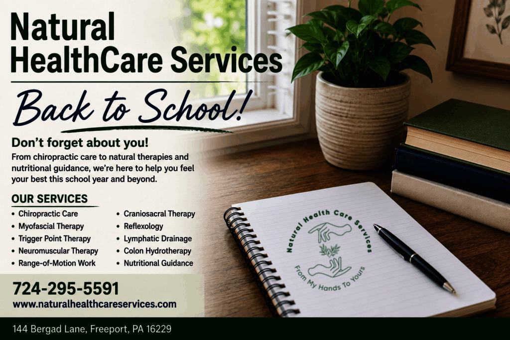 Natural HealthCare Services Back To School Wellness